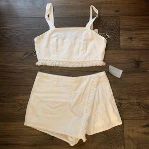 White Two Piece Set